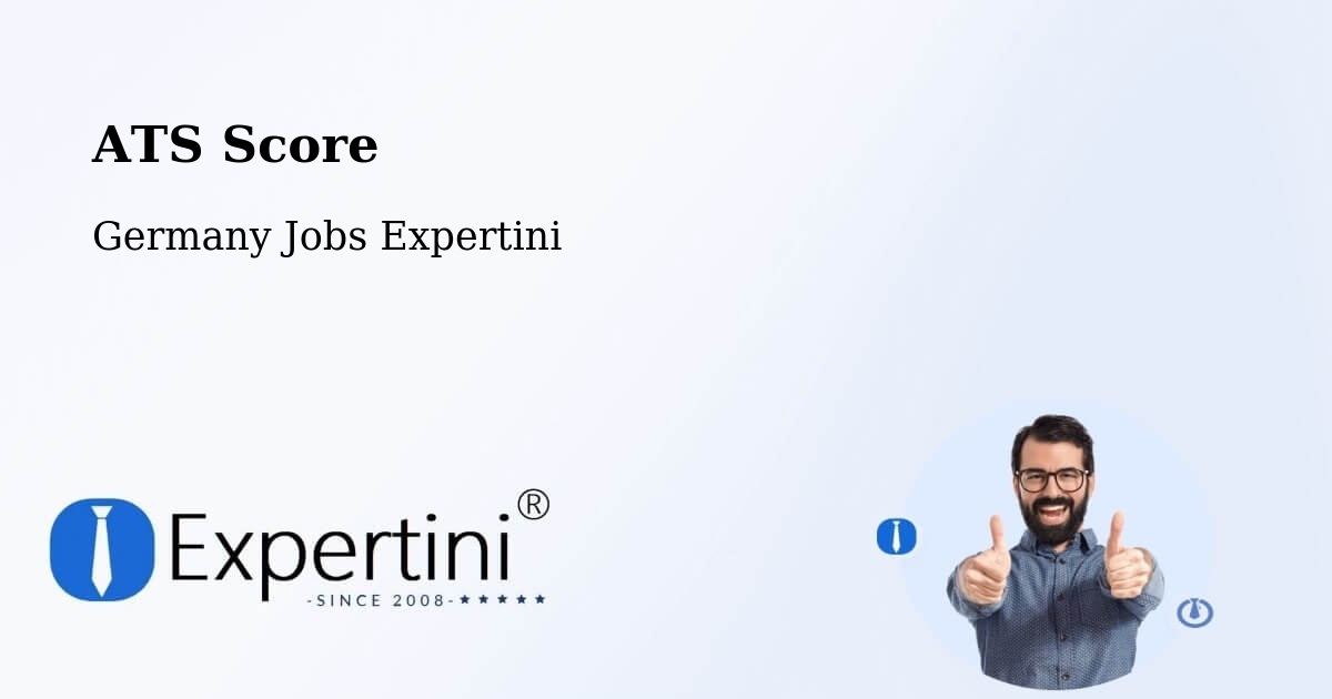 Resume ATS Score & Job Description Match Tool – Lemgo - Germany Jobs Expertini