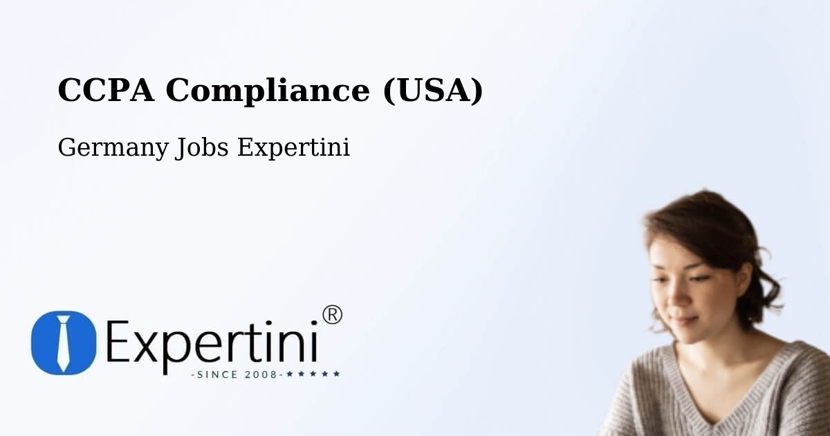 CCPA Privacy Rights & Compliance Notice – Lemgo - Germany Jobs Expertini