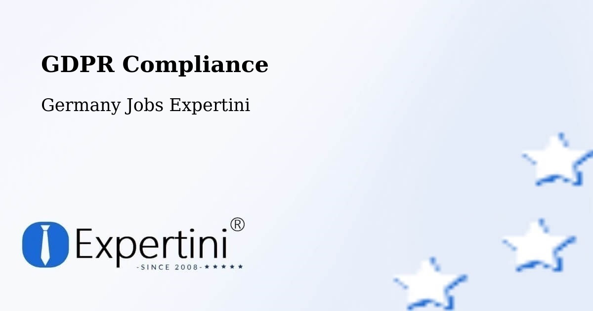 EU GDPR Compliance Statement – Lemgo - Germany Jobs Expertini