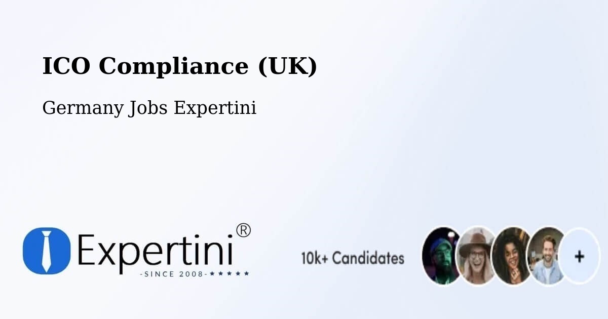 UK Data Protection & ICO Compliance – Lemgo - Germany Jobs Expertini