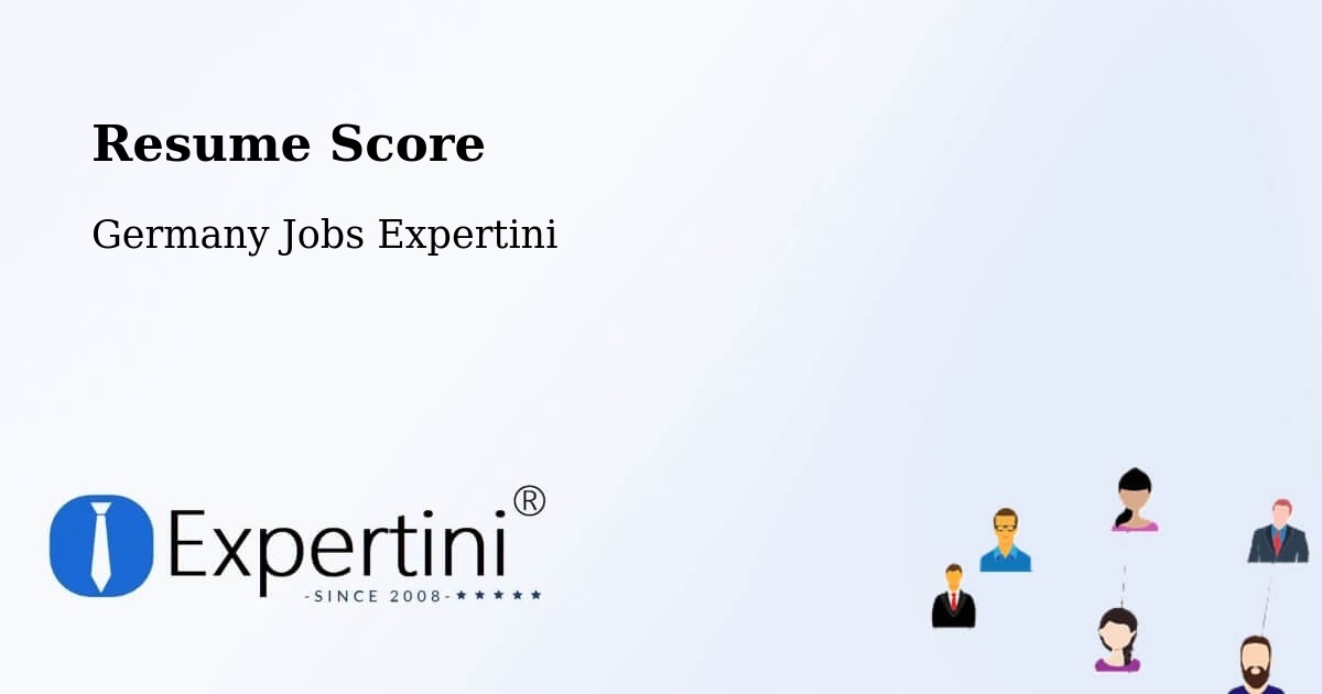 Resume Score & Job Description Match Tool – Lemgo - Germany Jobs Expertini